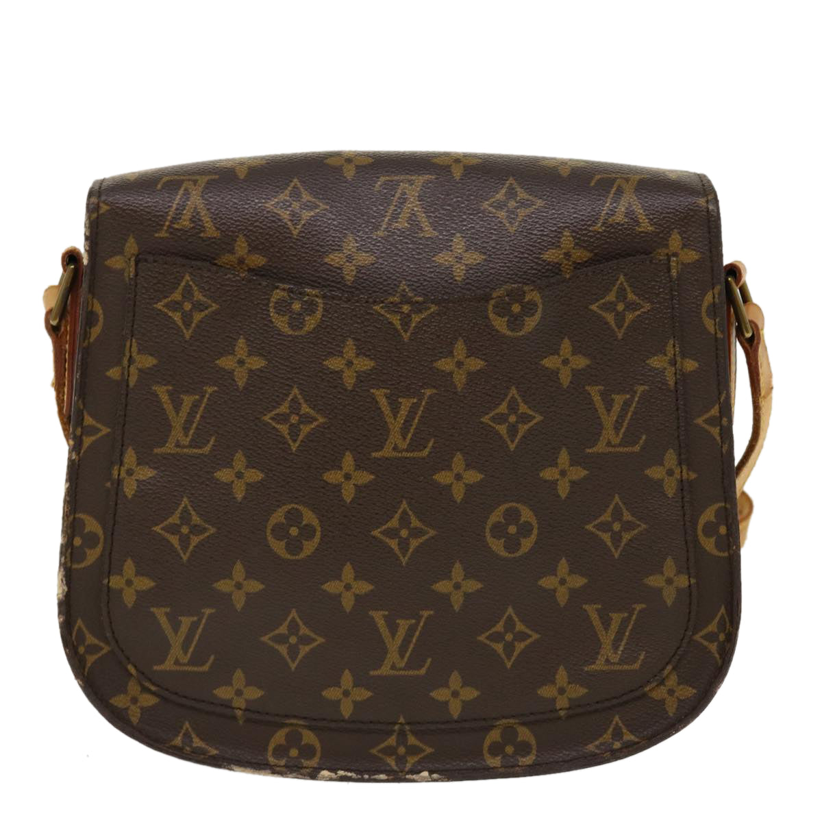 LOUIS VUITTON Monogram Saint Cloud GM Shoulder Bag M51242 LV Auth yk6203B