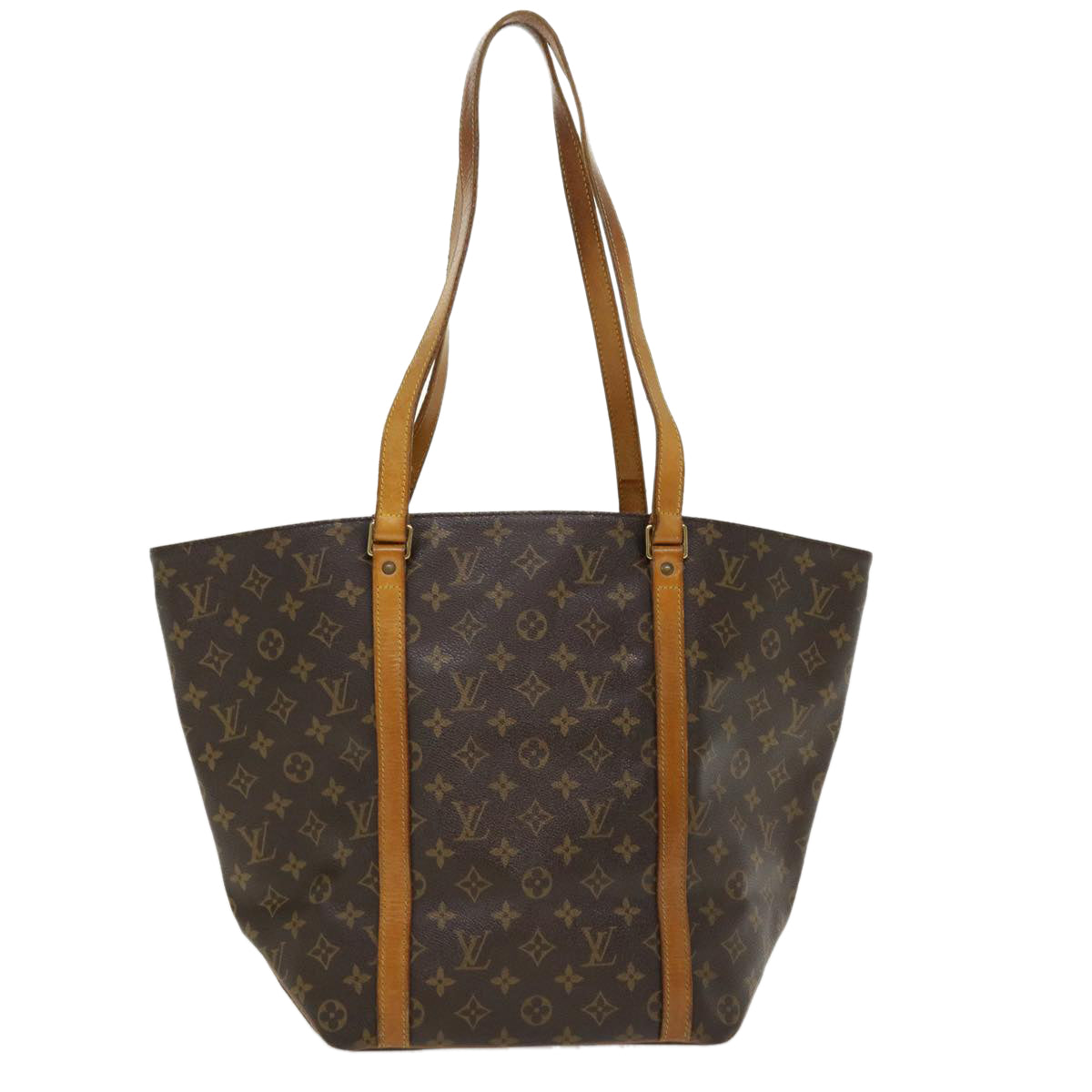 LOUIS VUITTON Monogram Sac Shopping Tote Bag M51108 LV Auth yk6204B