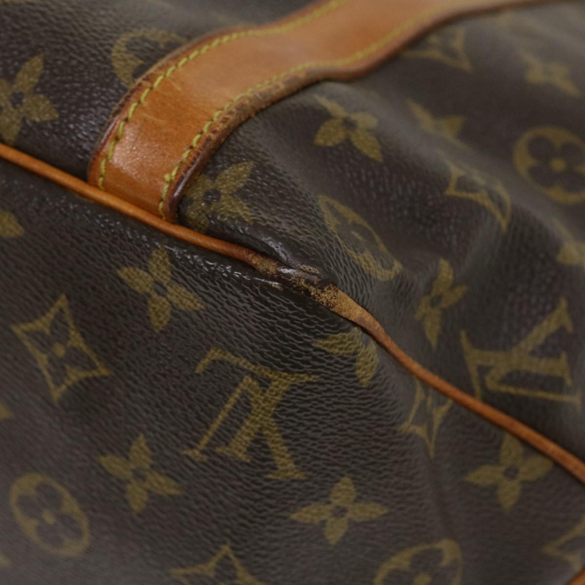 LOUIS VUITTON Monogram Sac Shopping Tote Bag M51108 LV Auth yk6204B