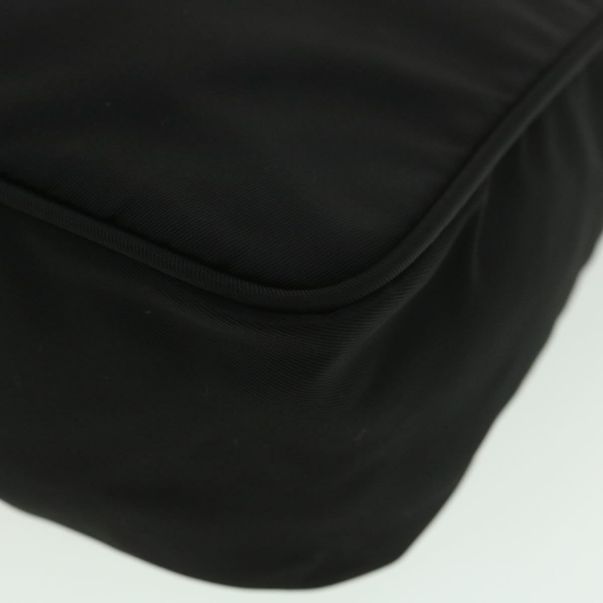 PRADA Hand Bag Nylon Black Auth yk6215