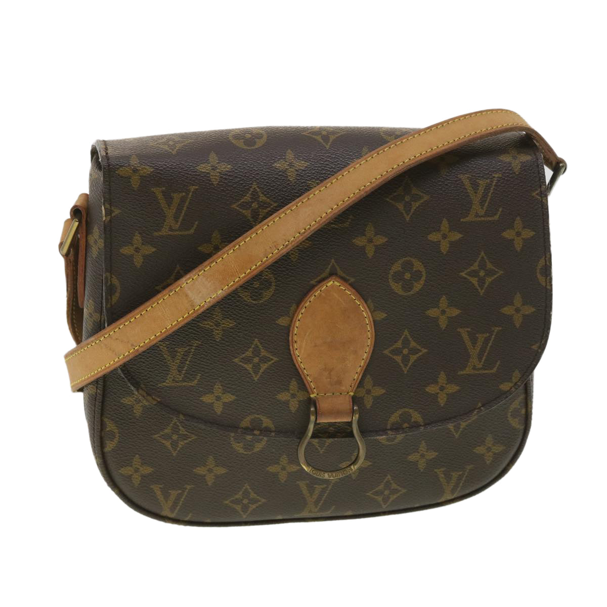 LOUIS VUITTON Monogram Saint Cloud GM Shoulder Bag M51242 LV Auth yk6305