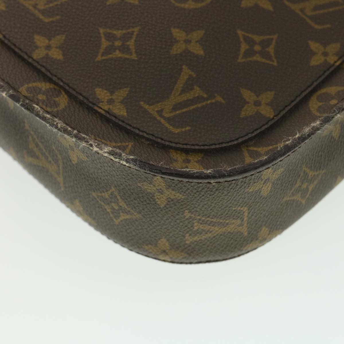 LOUIS VUITTON Monogram Saint Cloud GM Shoulder Bag M51242 LV Auth yk6305