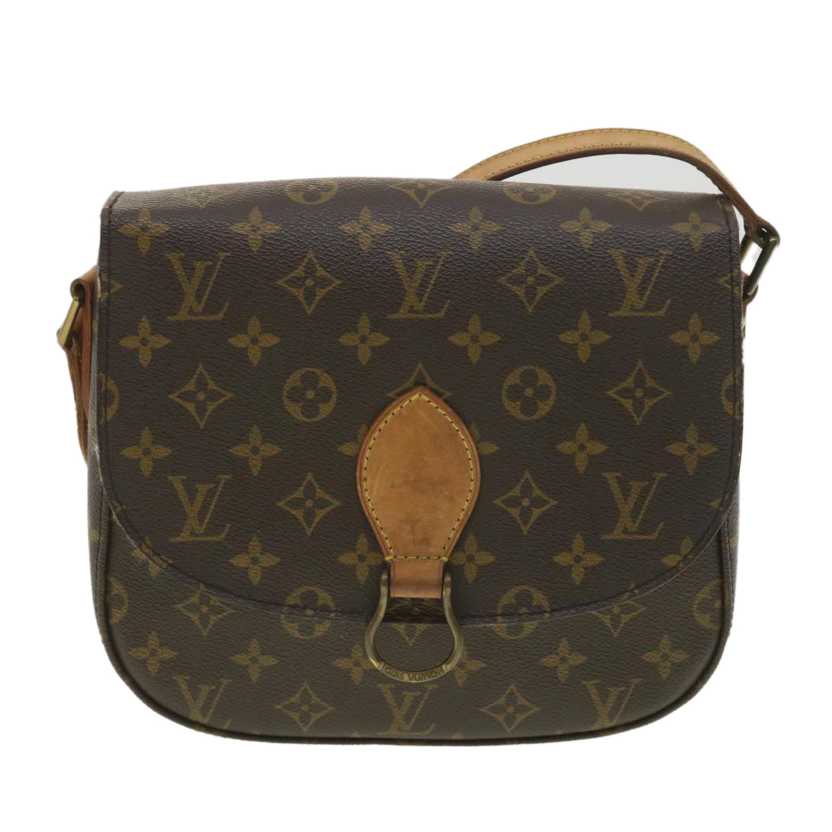 LOUIS VUITTON Monogram Saint Cloud GM Shoulder Bag M51242 LV Auth yk6305