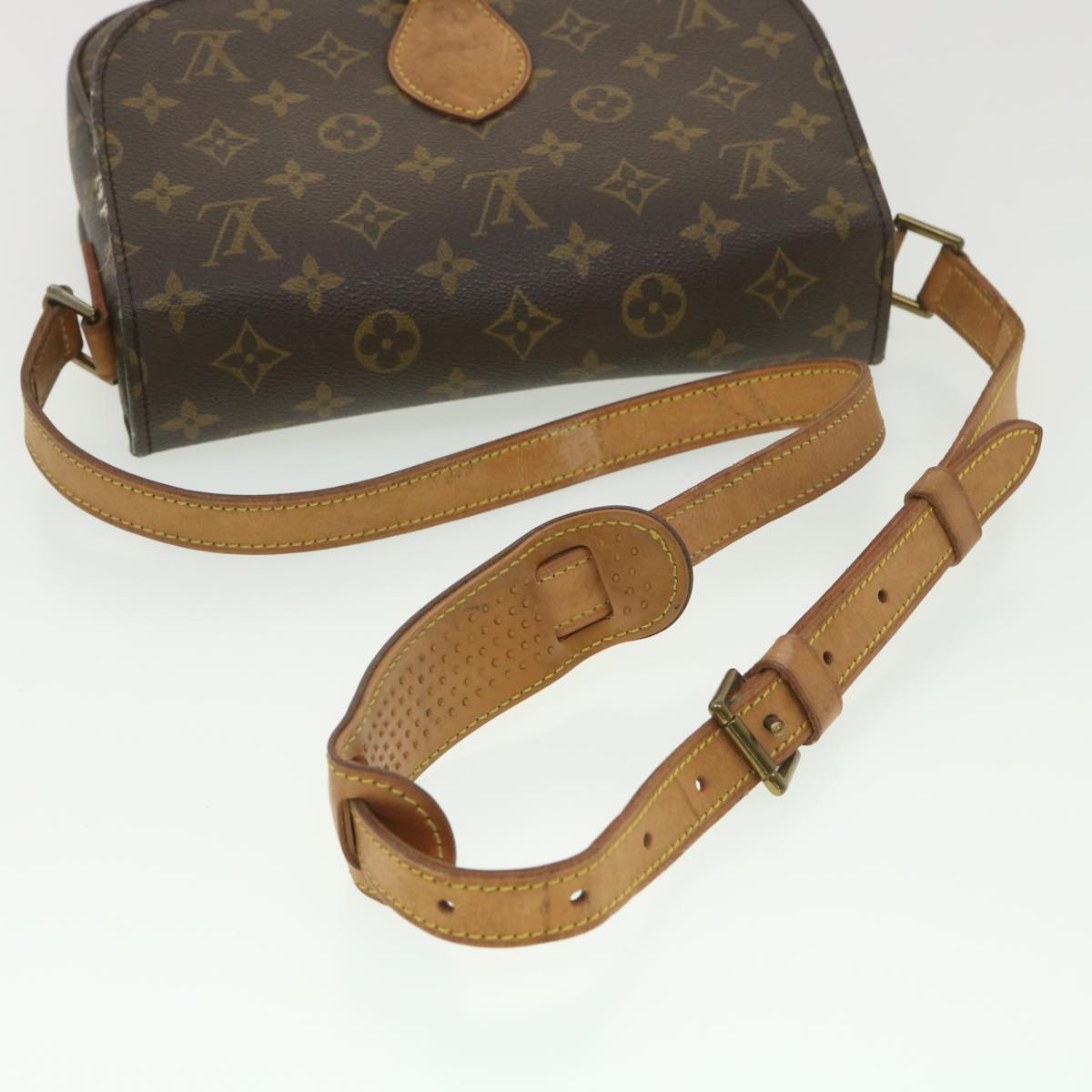 LOUIS VUITTON Monogram Saint Cloud GM Shoulder Bag M51242 LV Auth yk6305