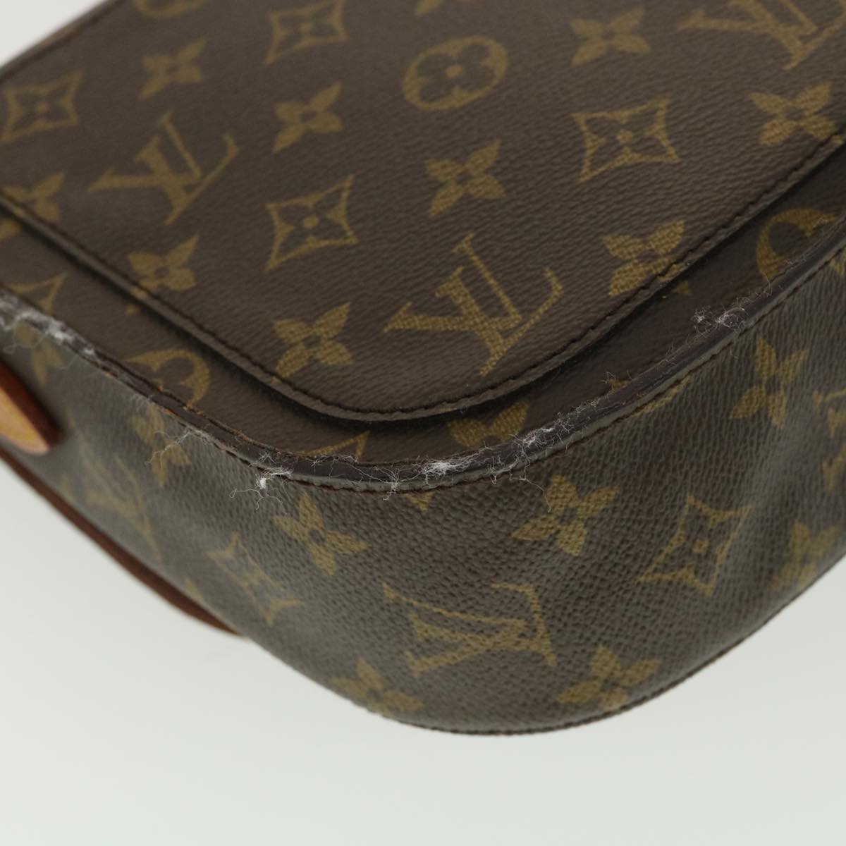 LOUIS VUITTON Monogram Saint Cloud GM Shoulder Bag M51242 LV Auth yk6314B