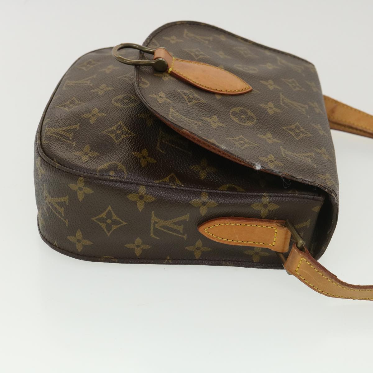 LOUIS VUITTON Monogram Saint Cloud GM Shoulder Bag M51242 LV Auth yk6314B