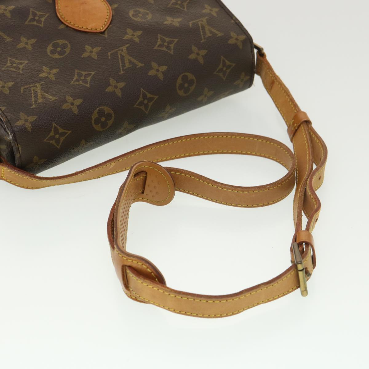 LOUIS VUITTON Monogram Saint Cloud GM Shoulder Bag M51242 LV Auth yk6314B