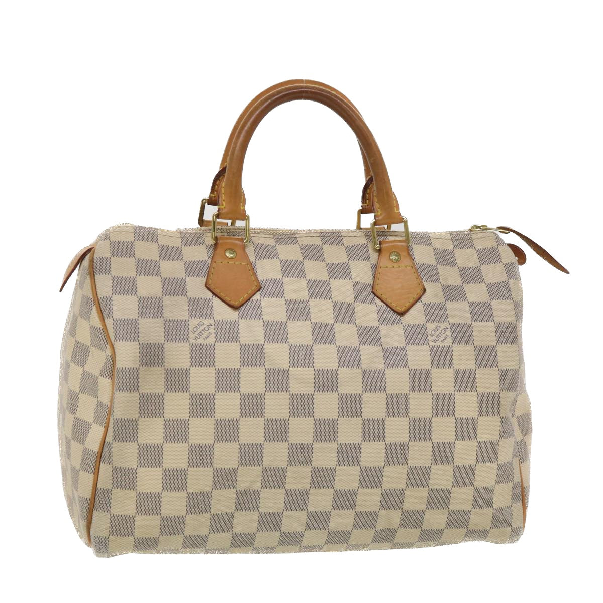 LOUIS VUITTON Damier Azur Speedy 30 Hand Bag N41533 LV Auth yk6317B