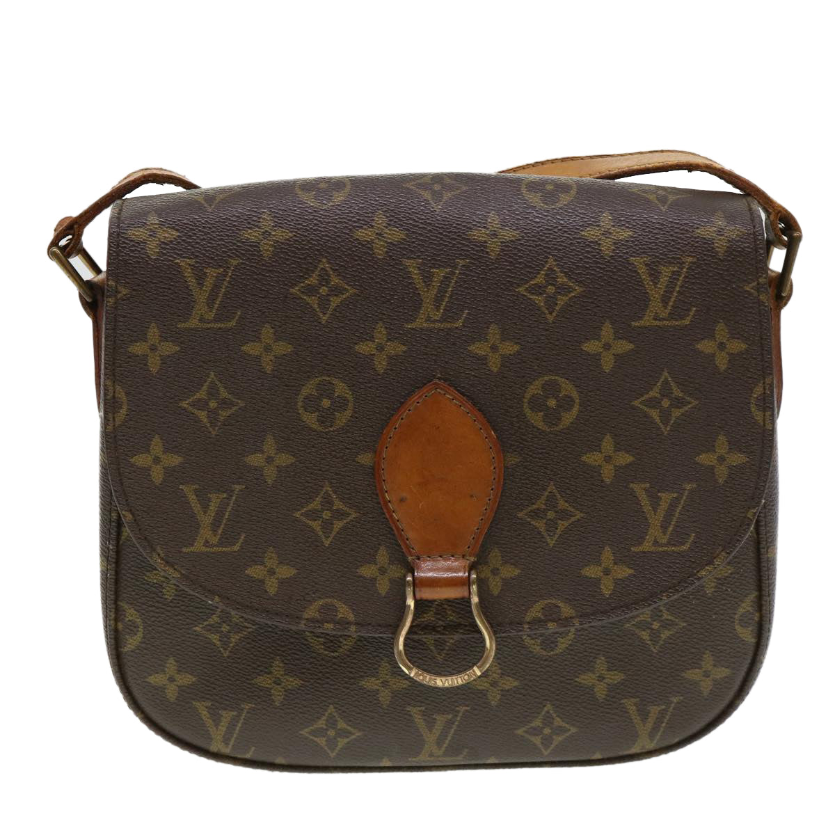 LOUIS VUITTON Monogram Saint Cloud GM Shoulder Bag M51242 LV Auth yk6330