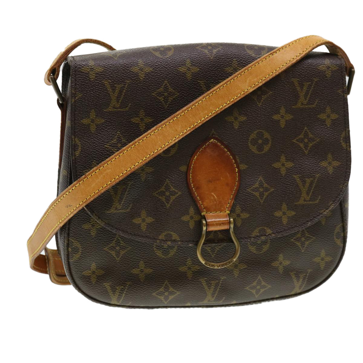 LOUIS VUITTON Monogram Saint Cloud GM Shoulder Bag M51242 LV Auth yk6331