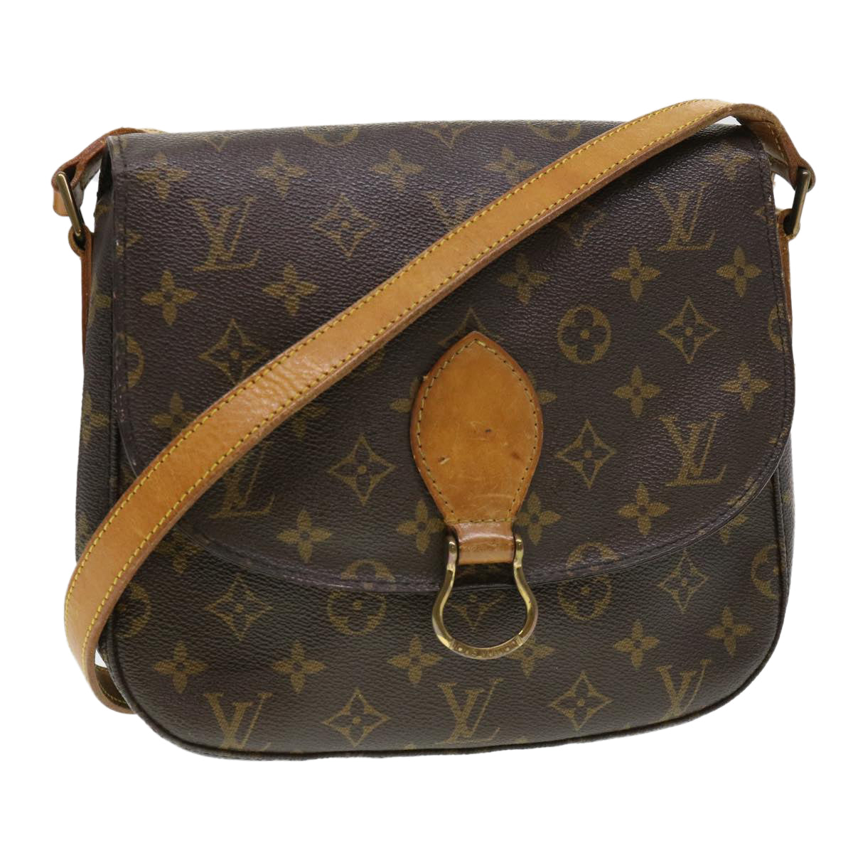 LOUIS VUITTON Monogram Saint Cloud GM Shoulder Bag M51242 LV Auth yk6332