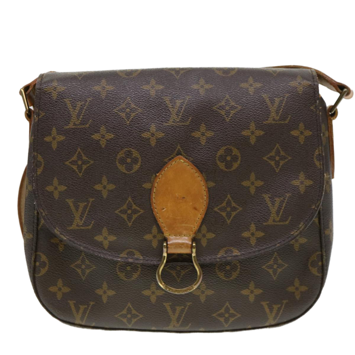 LOUIS VUITTON Monogram Saint Cloud GM Shoulder Bag M51242 LV Auth yk6332