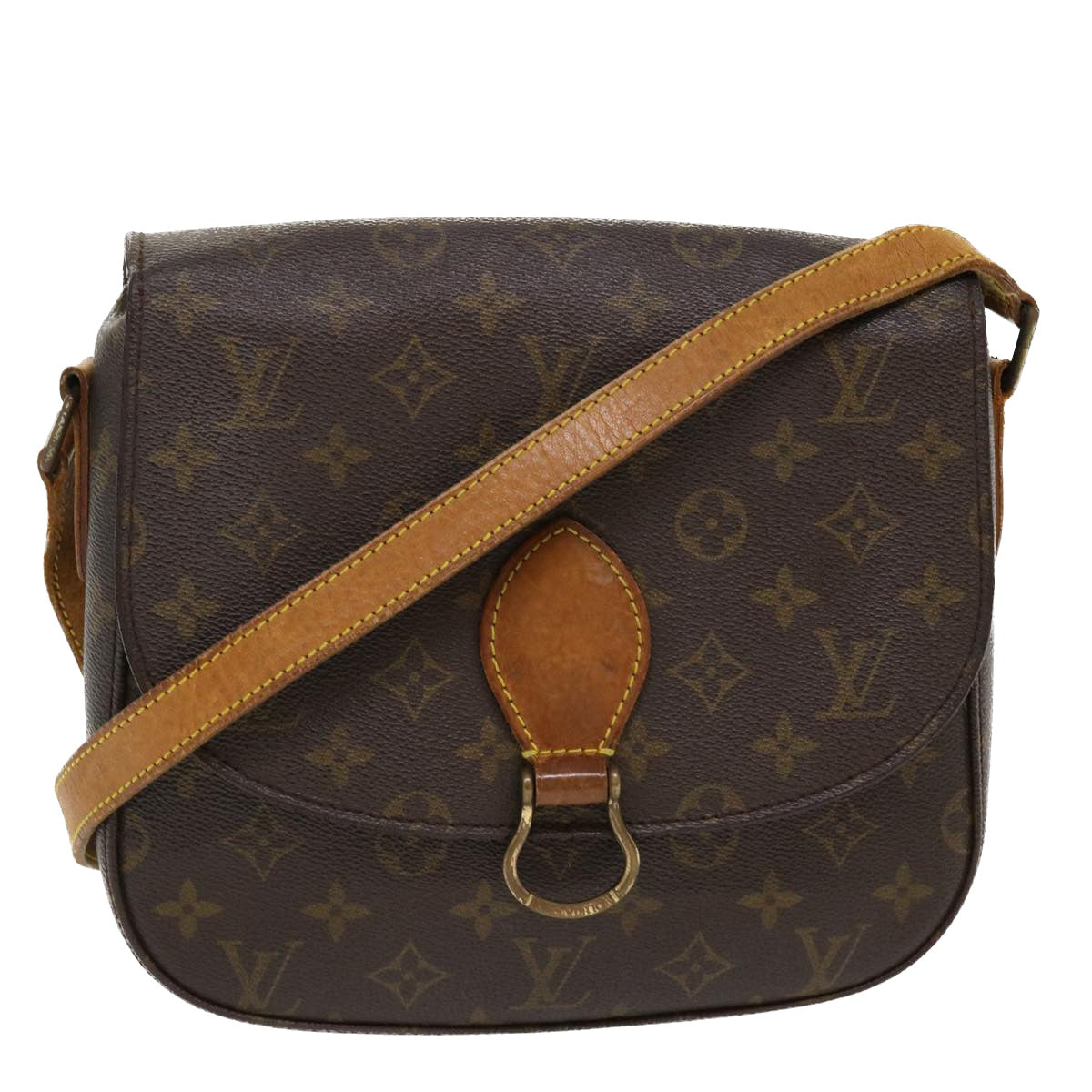 LOUIS VUITTON Monogram Saint Cloud GM Shoulder Bag M51242 LV Auth yk6346