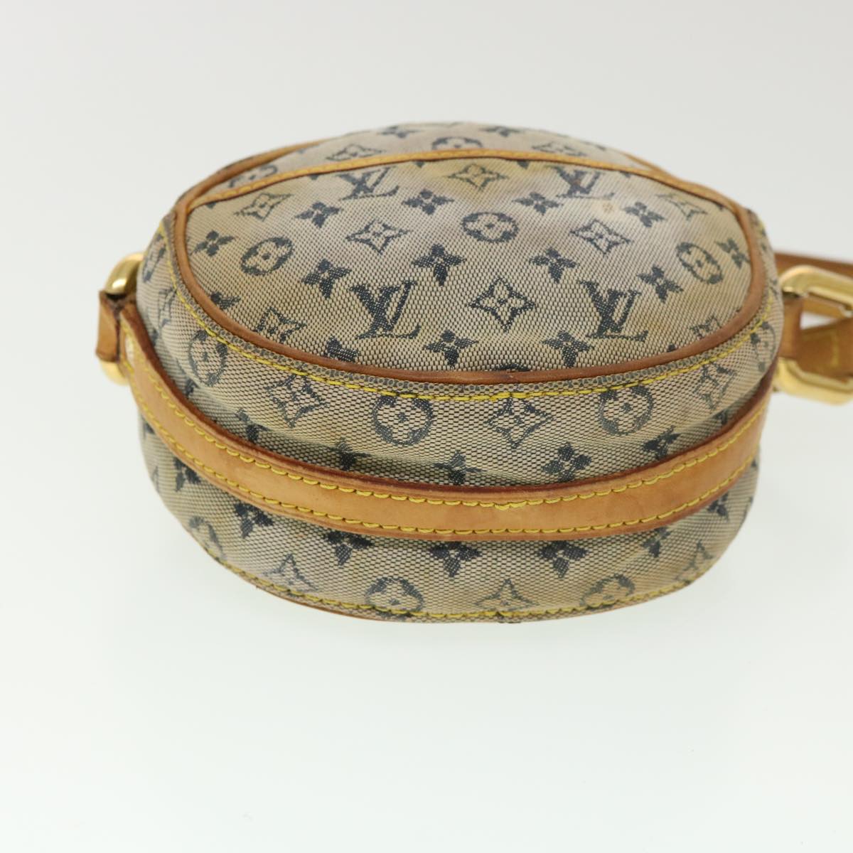 LOUIS VUITTON Monogram Mini Jeanne PM Shoulder Bag Blue M92001 LV Auth yk6347