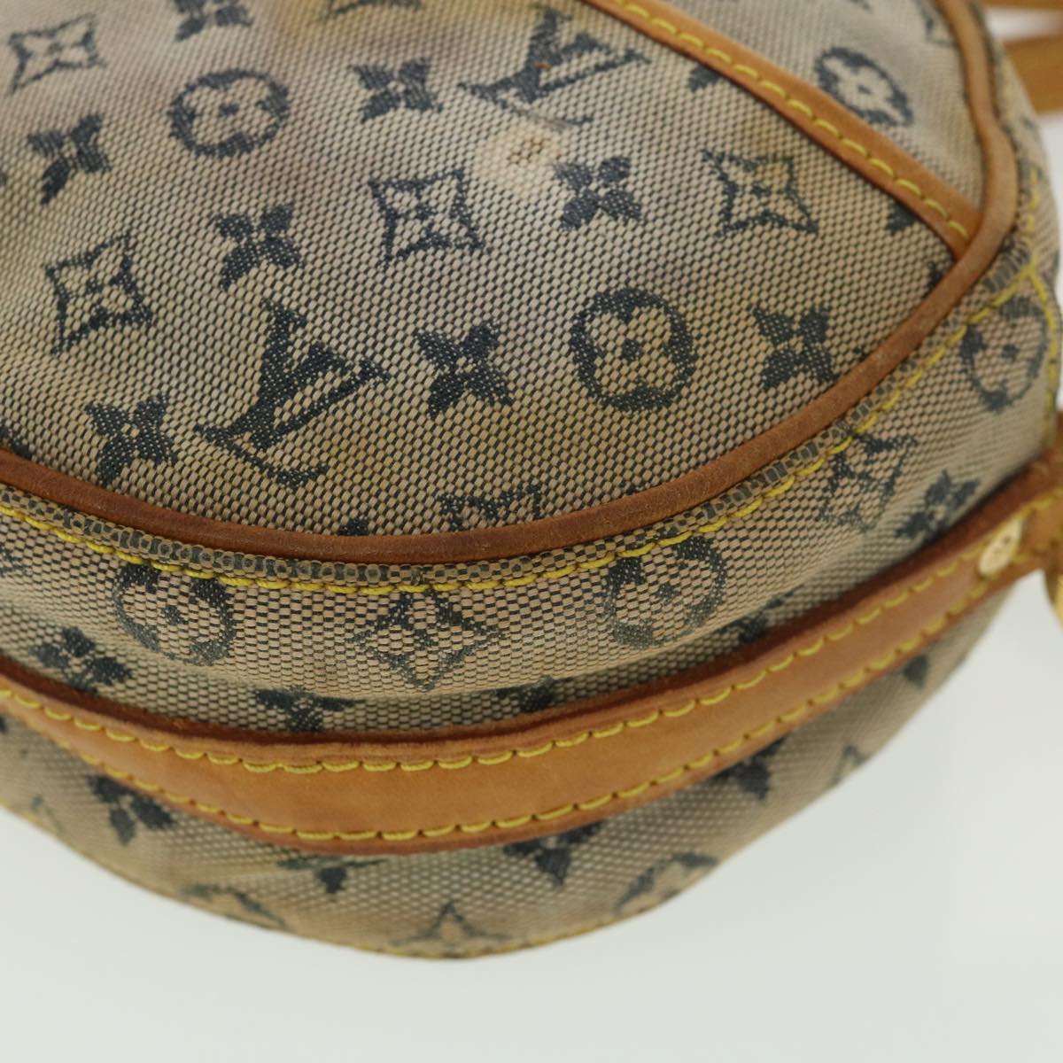 LOUIS VUITTON Monogram Mini Jeanne PM Shoulder Bag Blue M92001 LV Auth yk6347