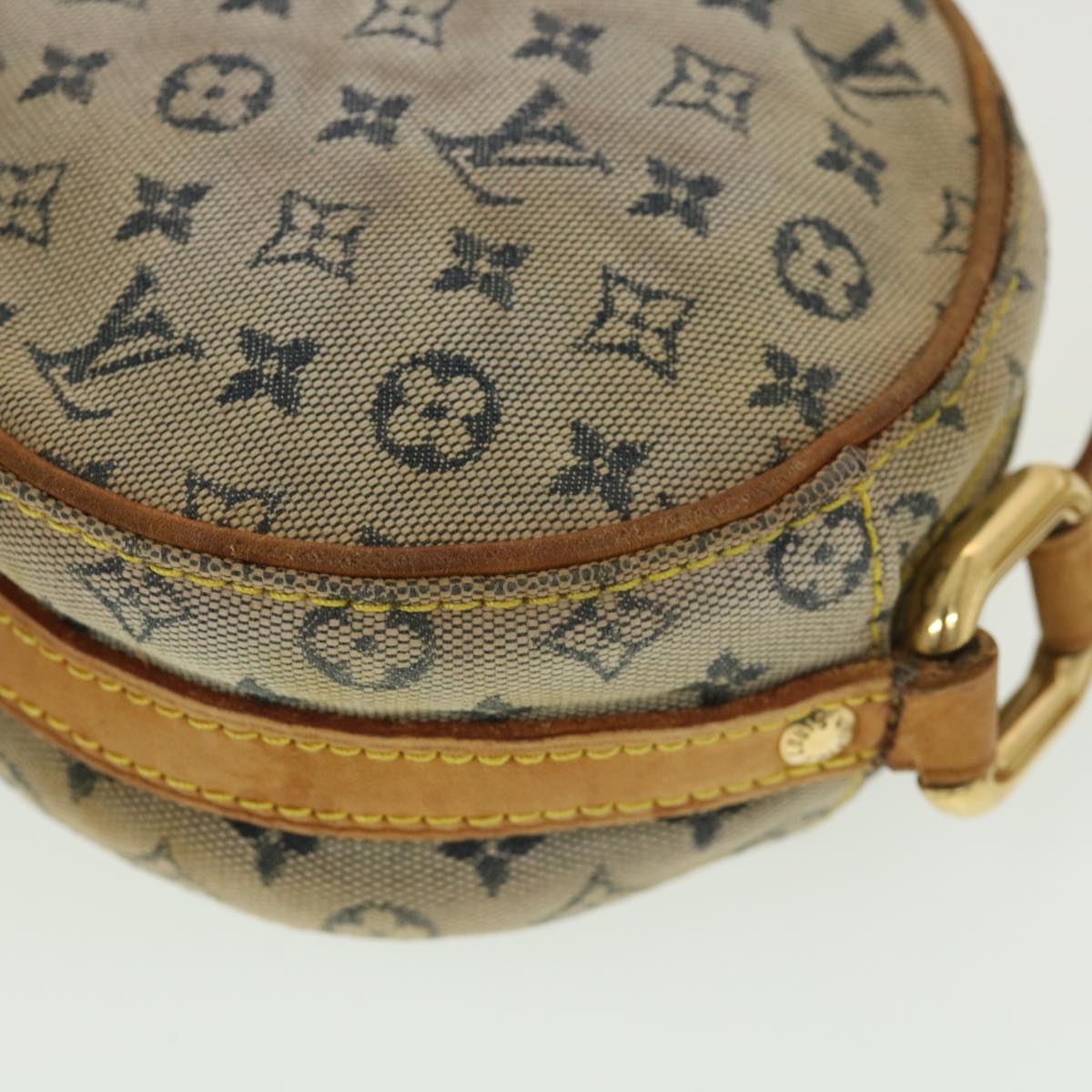 LOUIS VUITTON Monogram Mini Jeanne PM Shoulder Bag Blue M92001 LV Auth yk6347