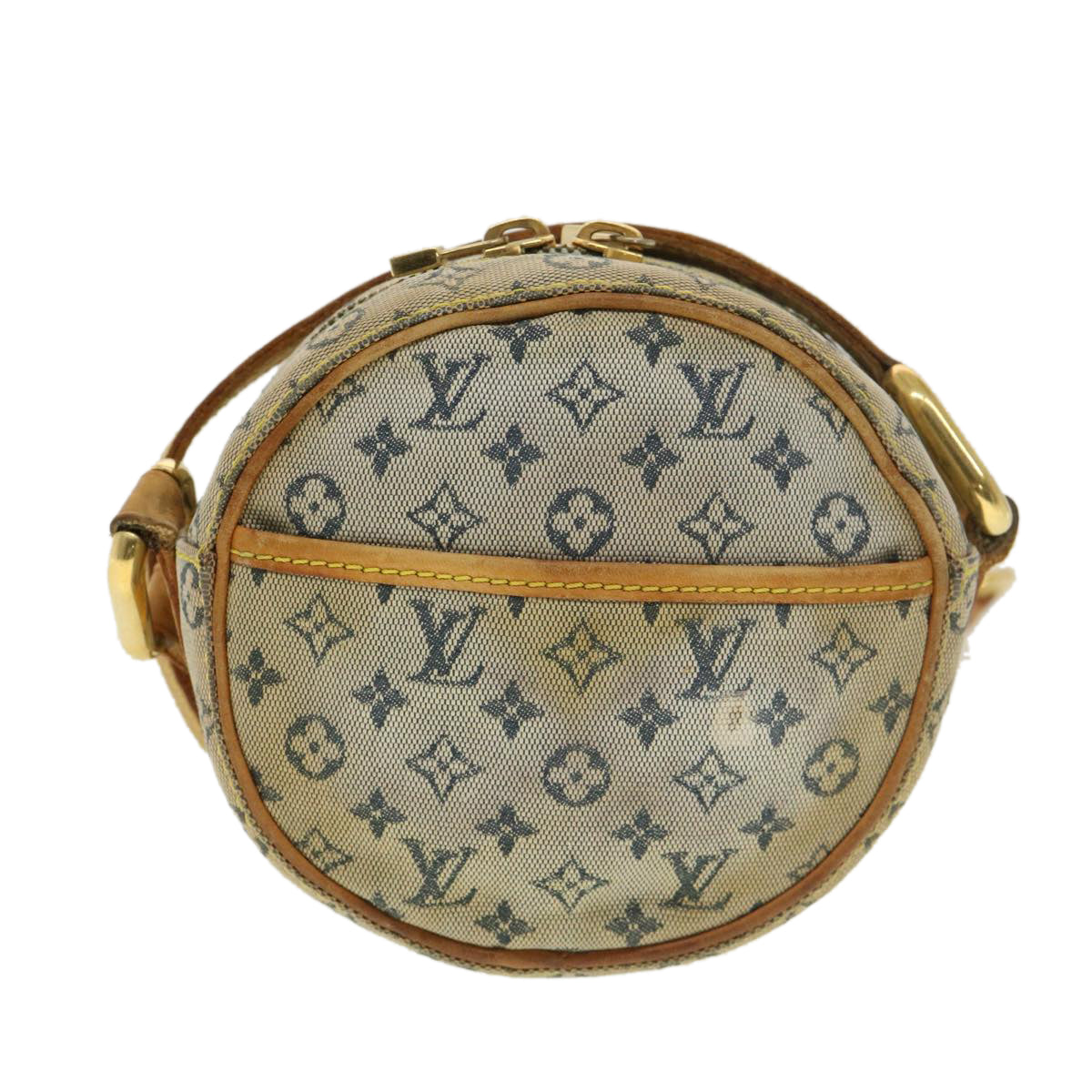 LOUIS VUITTON Monogram Mini Jeanne PM Shoulder Bag Blue M92001 LV Auth yk6347