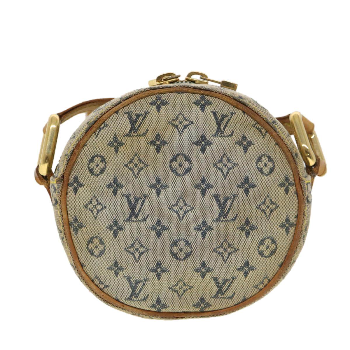 LOUIS VUITTON Monogram Mini Jeanne PM Shoulder Bag Blue M92001 LV Auth yk6347