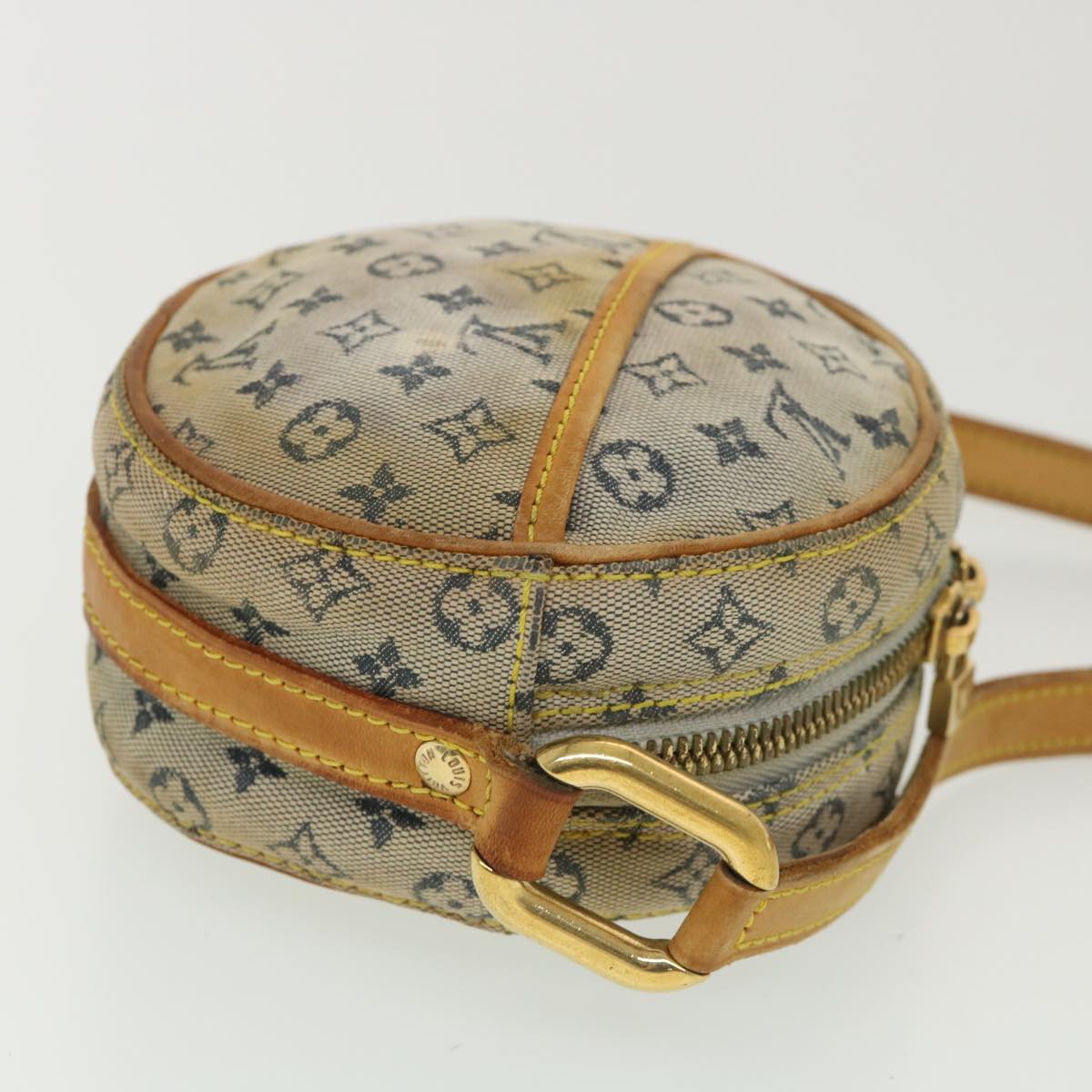 LOUIS VUITTON Monogram Mini Jeanne PM Shoulder Bag Blue M92001 LV Auth yk6347