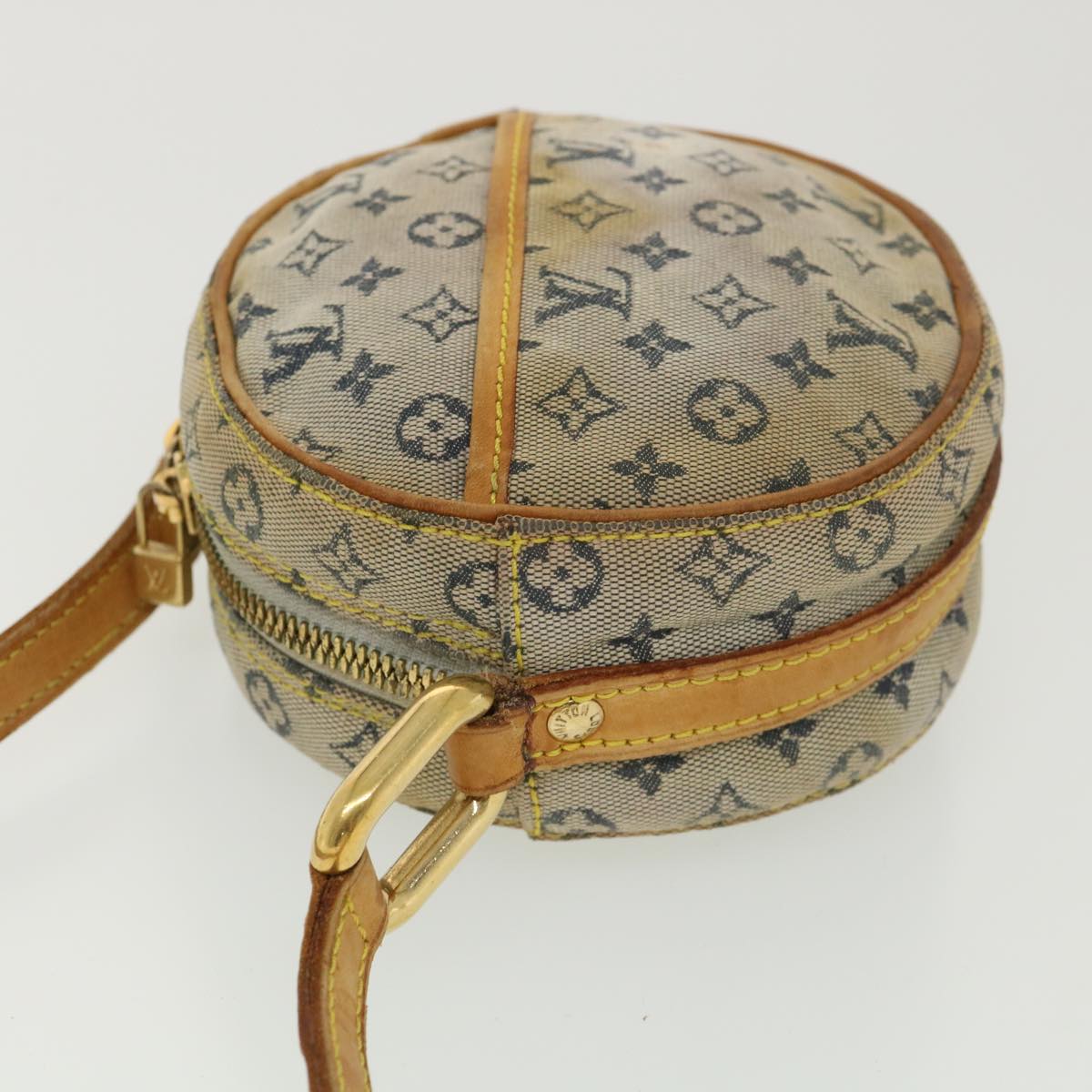 LOUIS VUITTON Monogram Mini Jeanne PM Shoulder Bag Blue M92001 LV Auth yk6347