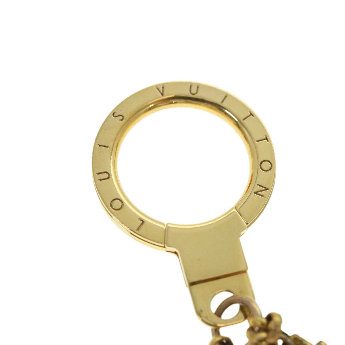 LOUIS VUITTON Porte Cles Delice Candy Key Holder Gold M65999 LV Auth yk6358