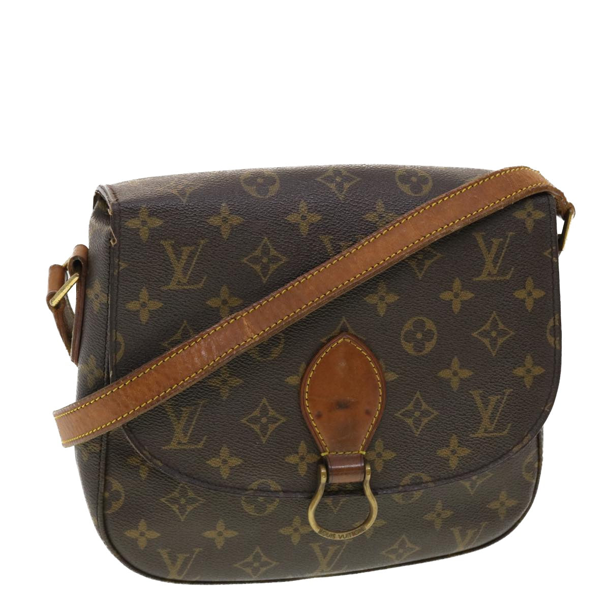 LOUIS VUITTON Monogram Saint Cloud GM Shoulder Bag M51242 LV Auth yk6371