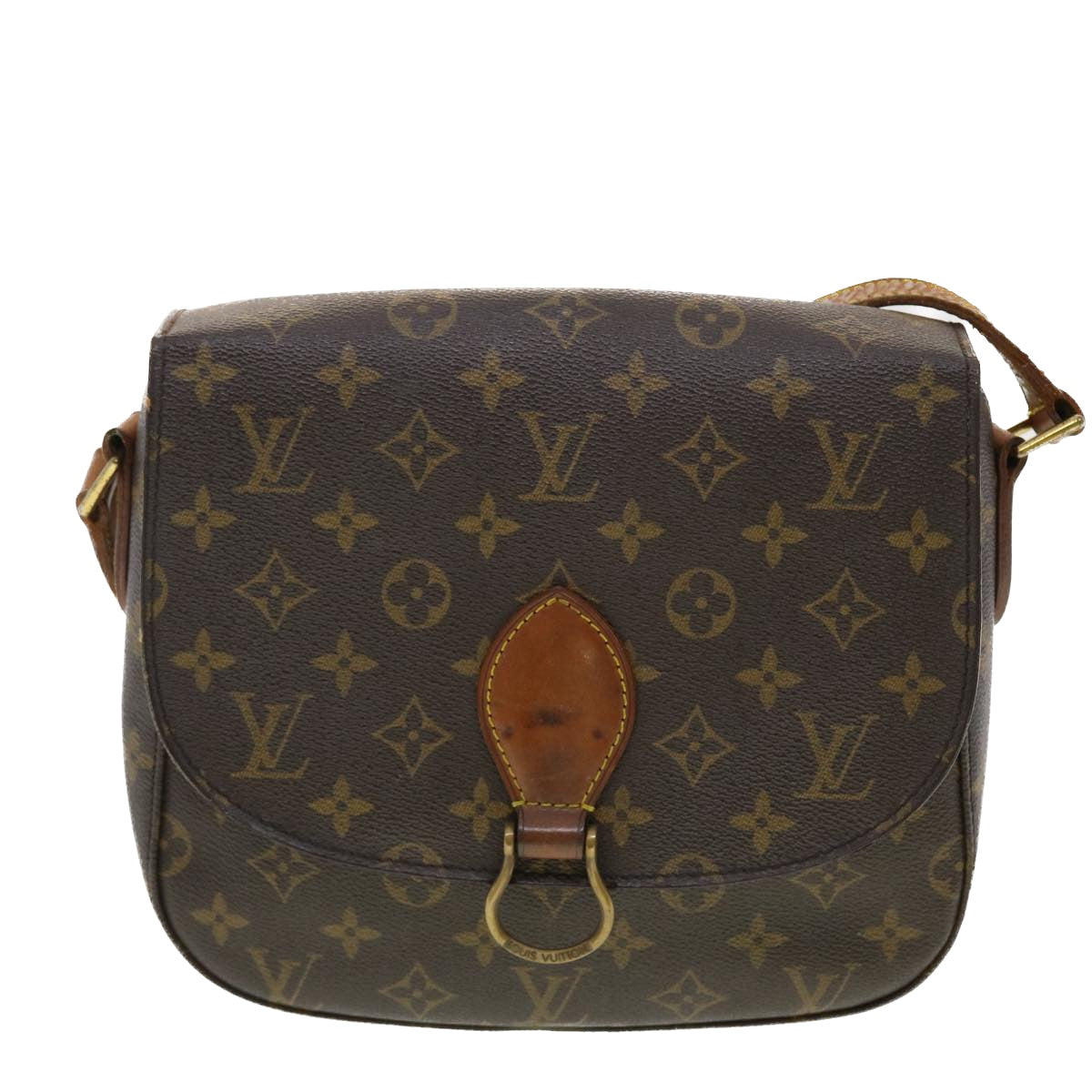 LOUIS VUITTON Monogram Saint Cloud GM Shoulder Bag M51242 LV Auth yk6371