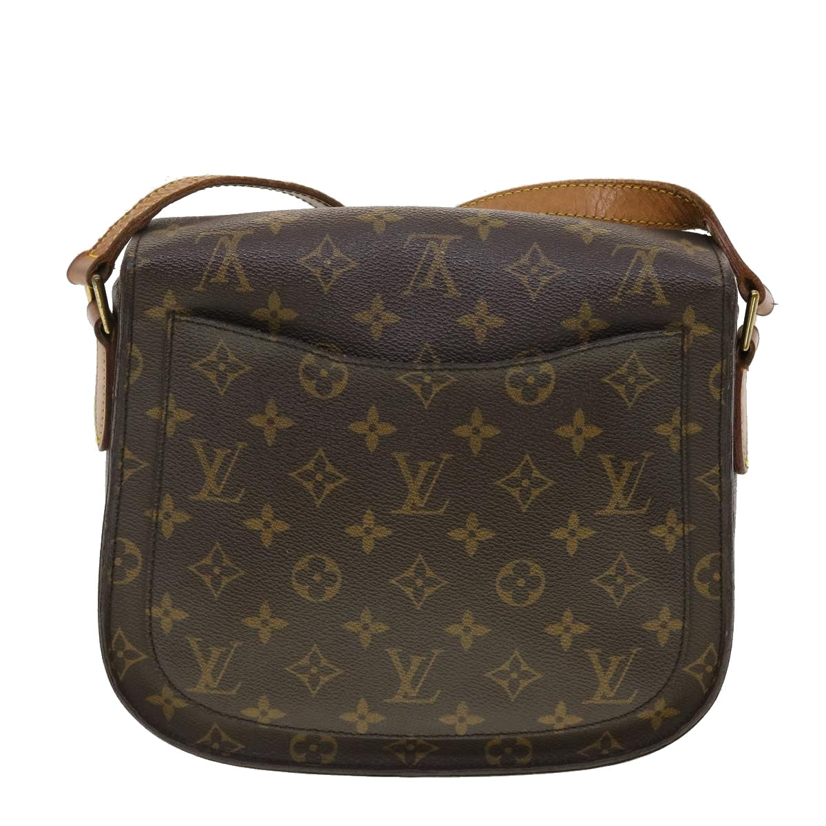 LOUIS VUITTON Monogram Saint Cloud GM Shoulder Bag M51242 LV Auth yk6371