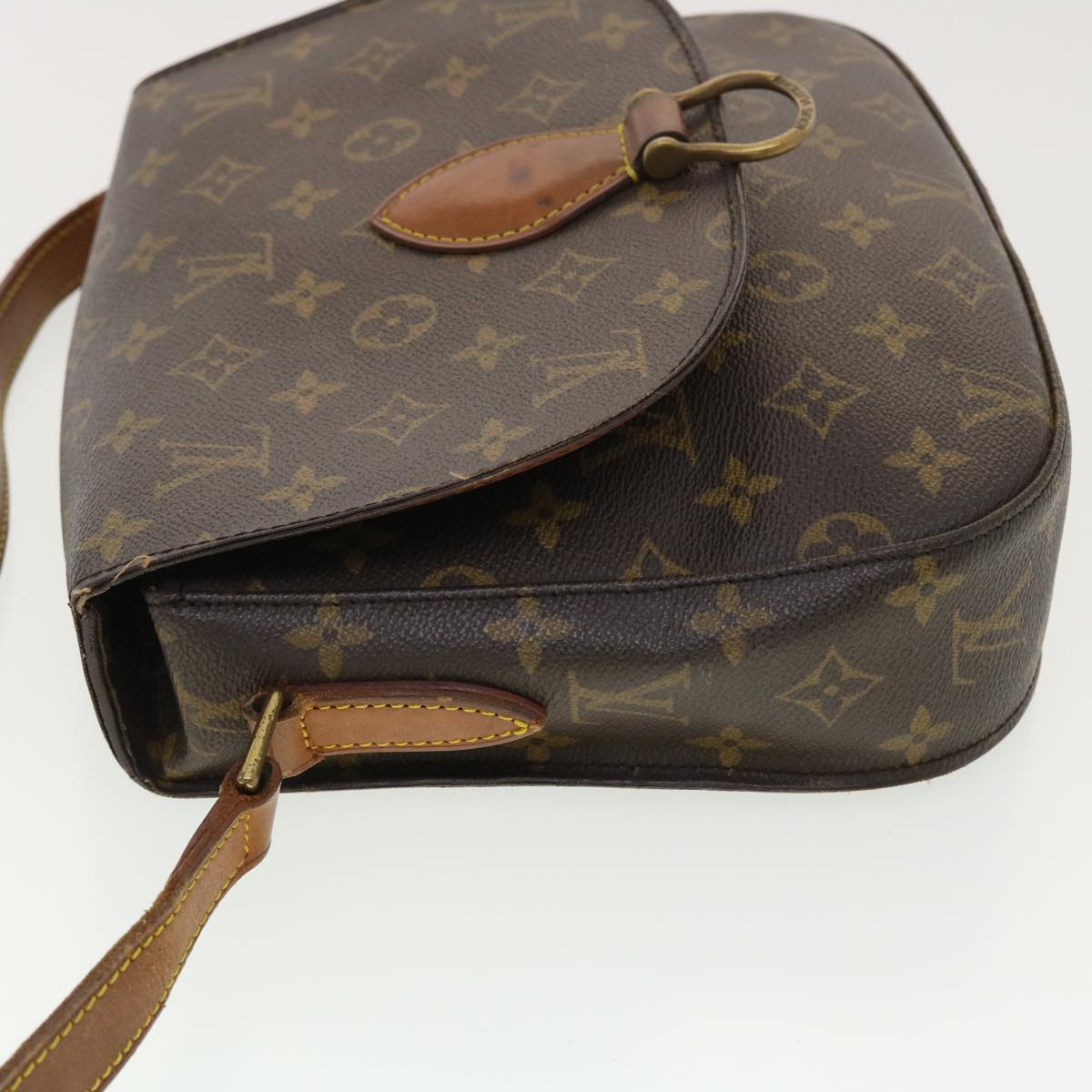 LOUIS VUITTON Monogram Saint Cloud GM Shoulder Bag M51242 LV Auth yk6371