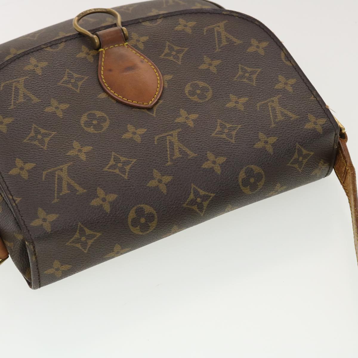 LOUIS VUITTON Monogram Saint Cloud GM Shoulder Bag M51242 LV Auth yk6371