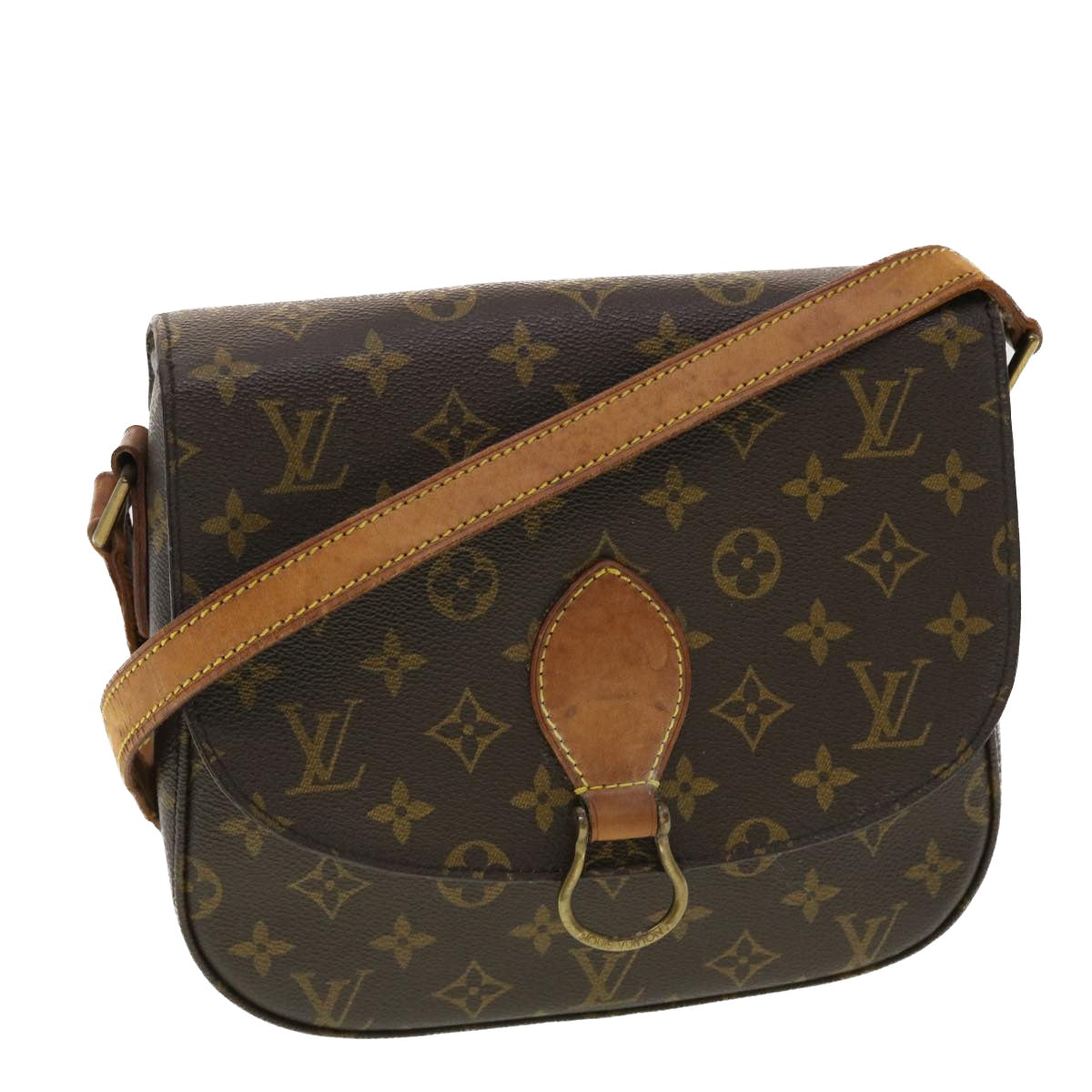 LOUIS VUITTON Monogram Saint Cloud GM Shoulder Bag M51242 LV Auth yk6377