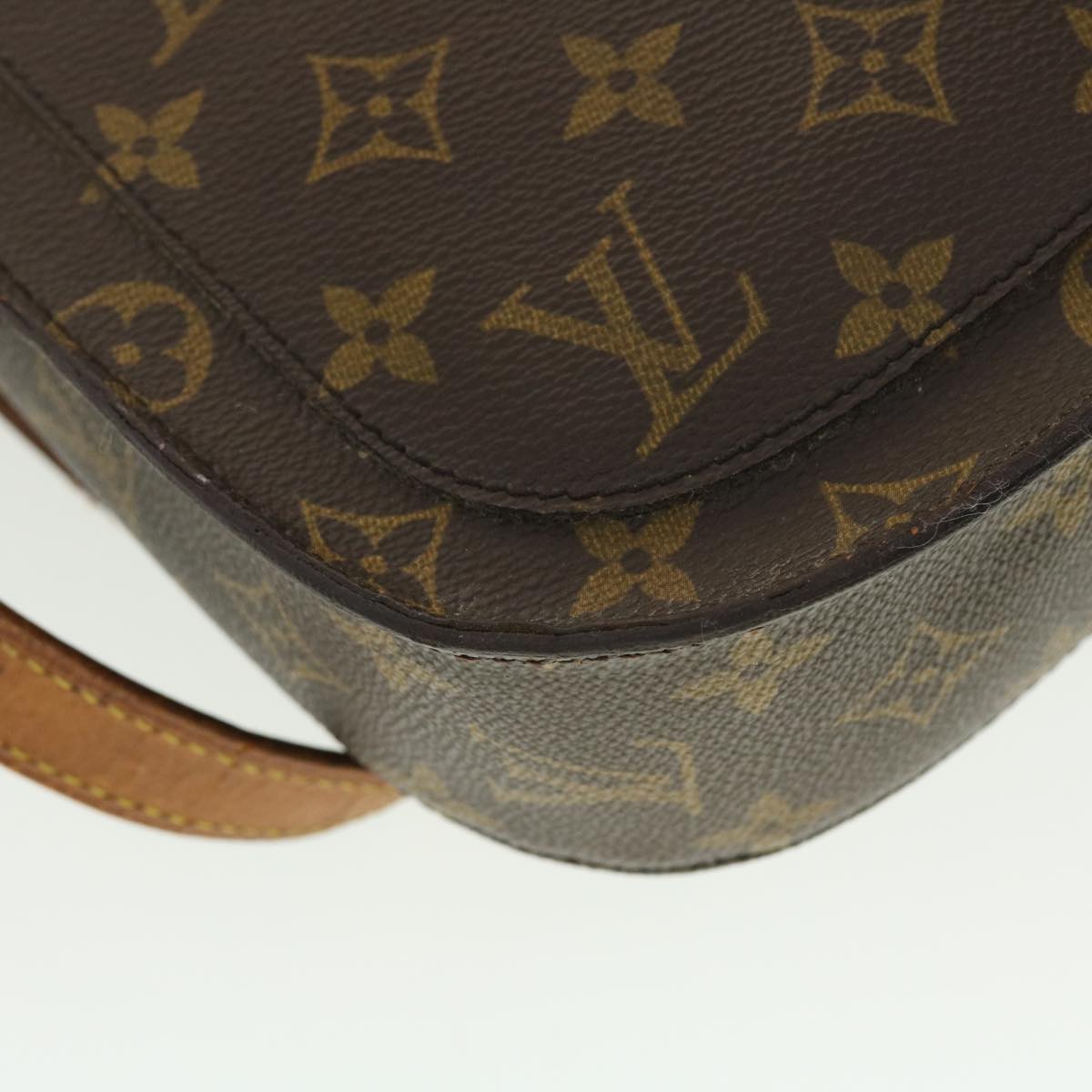 LOUIS VUITTON Monogram Saint Cloud GM Shoulder Bag M51242 LV Auth yk6377