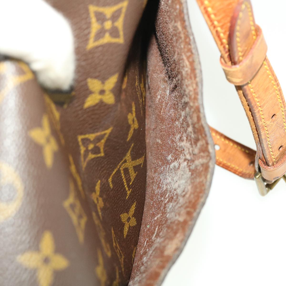 LOUIS VUITTON Monogram Saint Cloud GM Shoulder Bag M51242 LV Auth yk6377