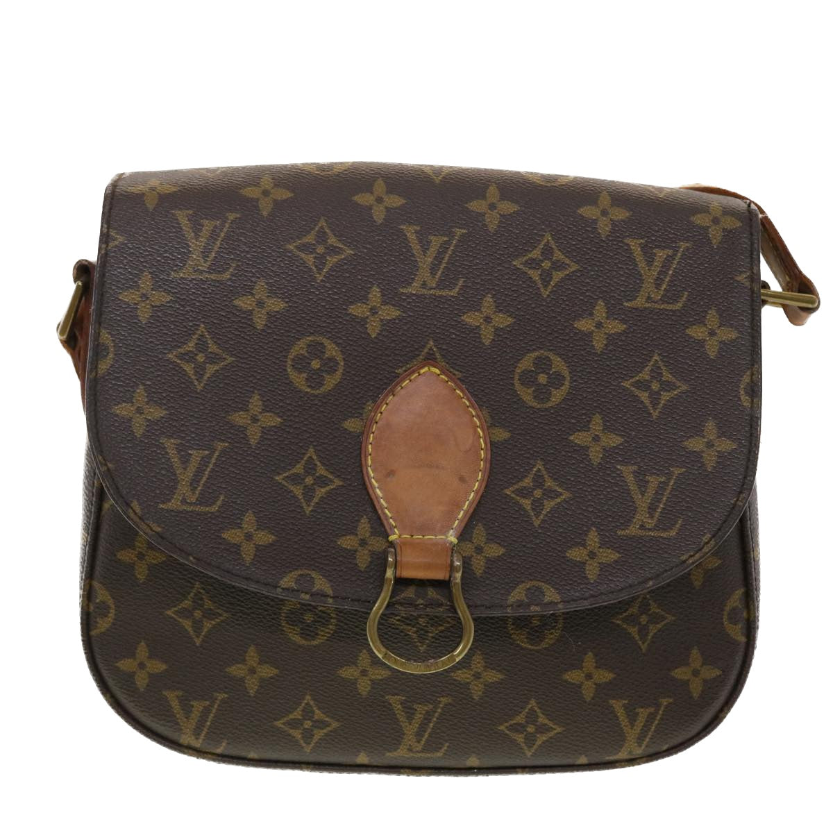 LOUIS VUITTON Monogram Saint Cloud GM Shoulder Bag M51242 LV Auth yk6377