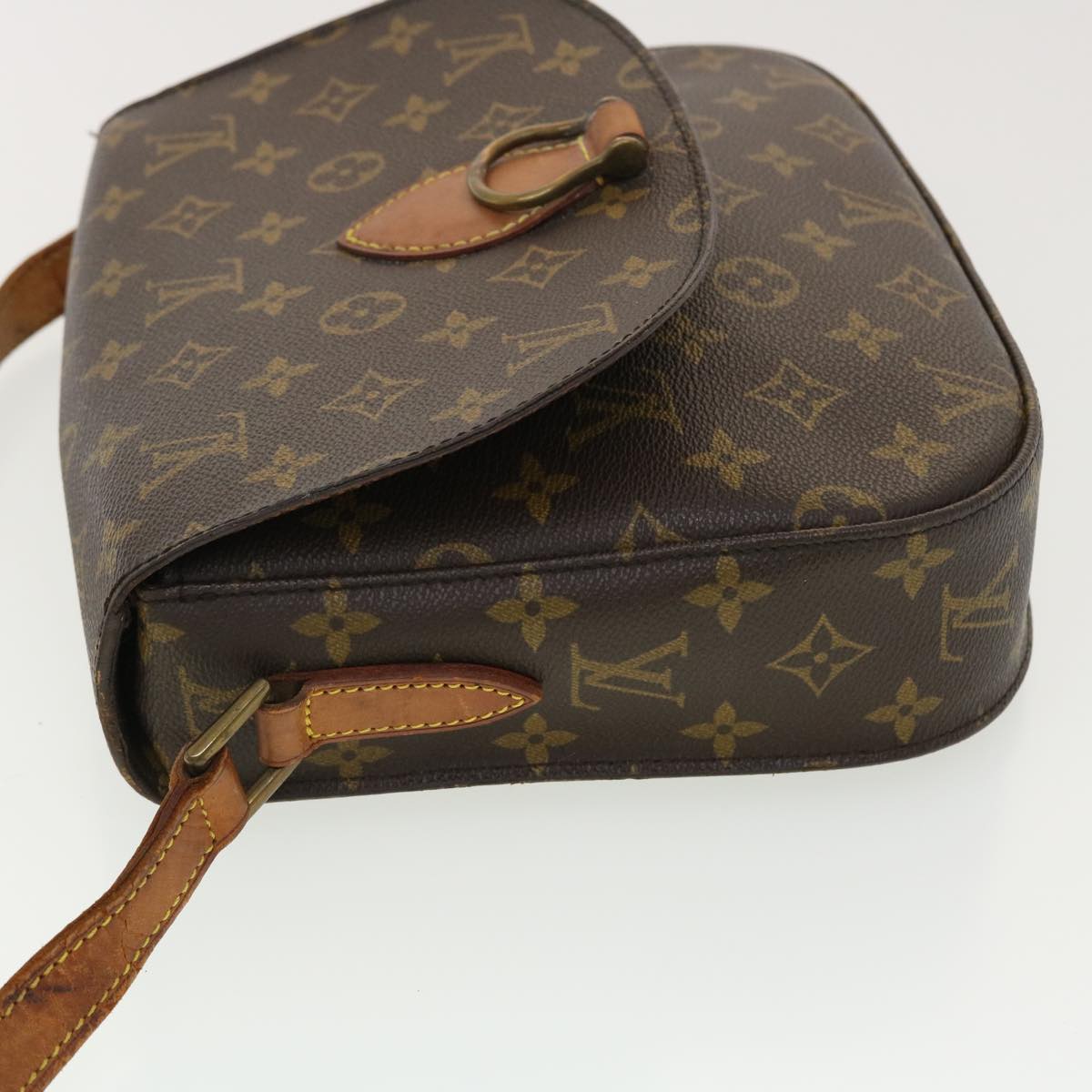 LOUIS VUITTON Monogram Saint Cloud GM Shoulder Bag M51242 LV Auth yk6377