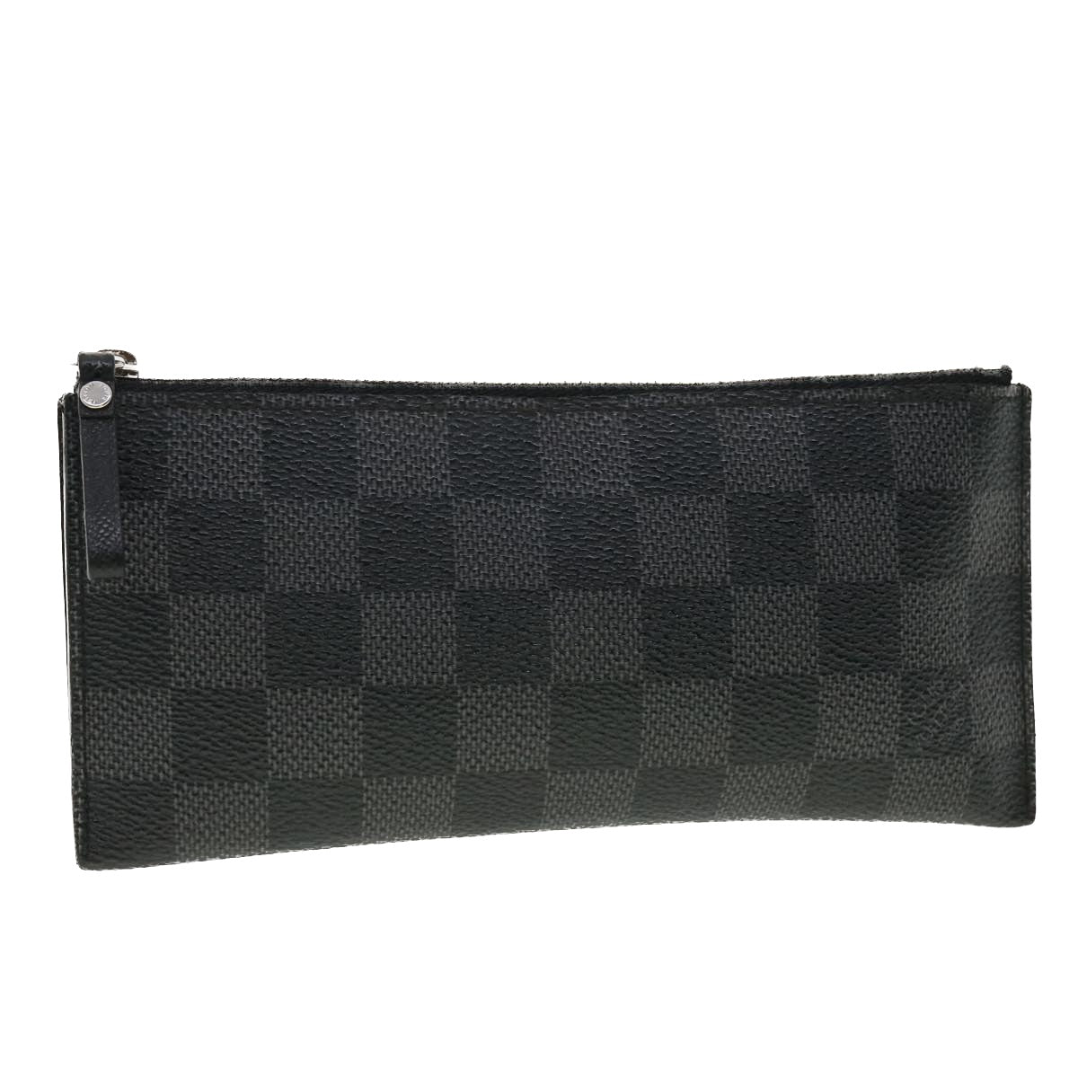 LOUIS VUITTON Damier Graphite Coin Purse LV Auth yk6394