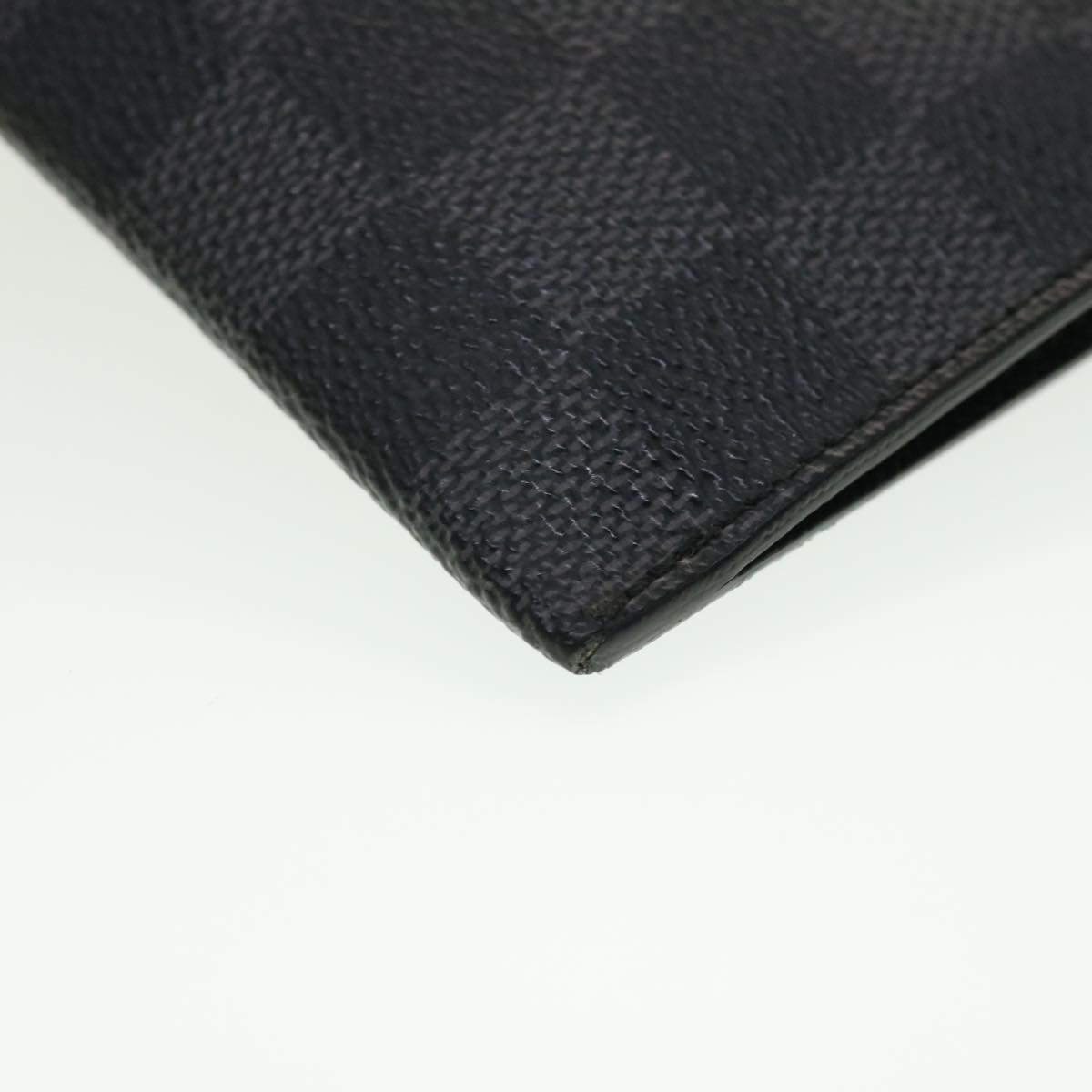 LOUIS VUITTON Damier Graphite Coin Purse LV Auth yk6394