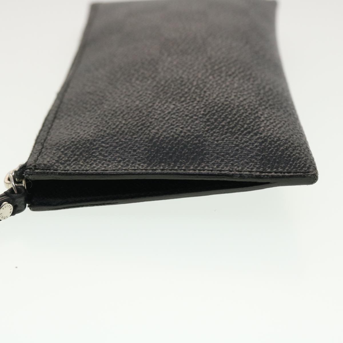 LOUIS VUITTON Damier Graphite Coin Purse LV Auth yk6394