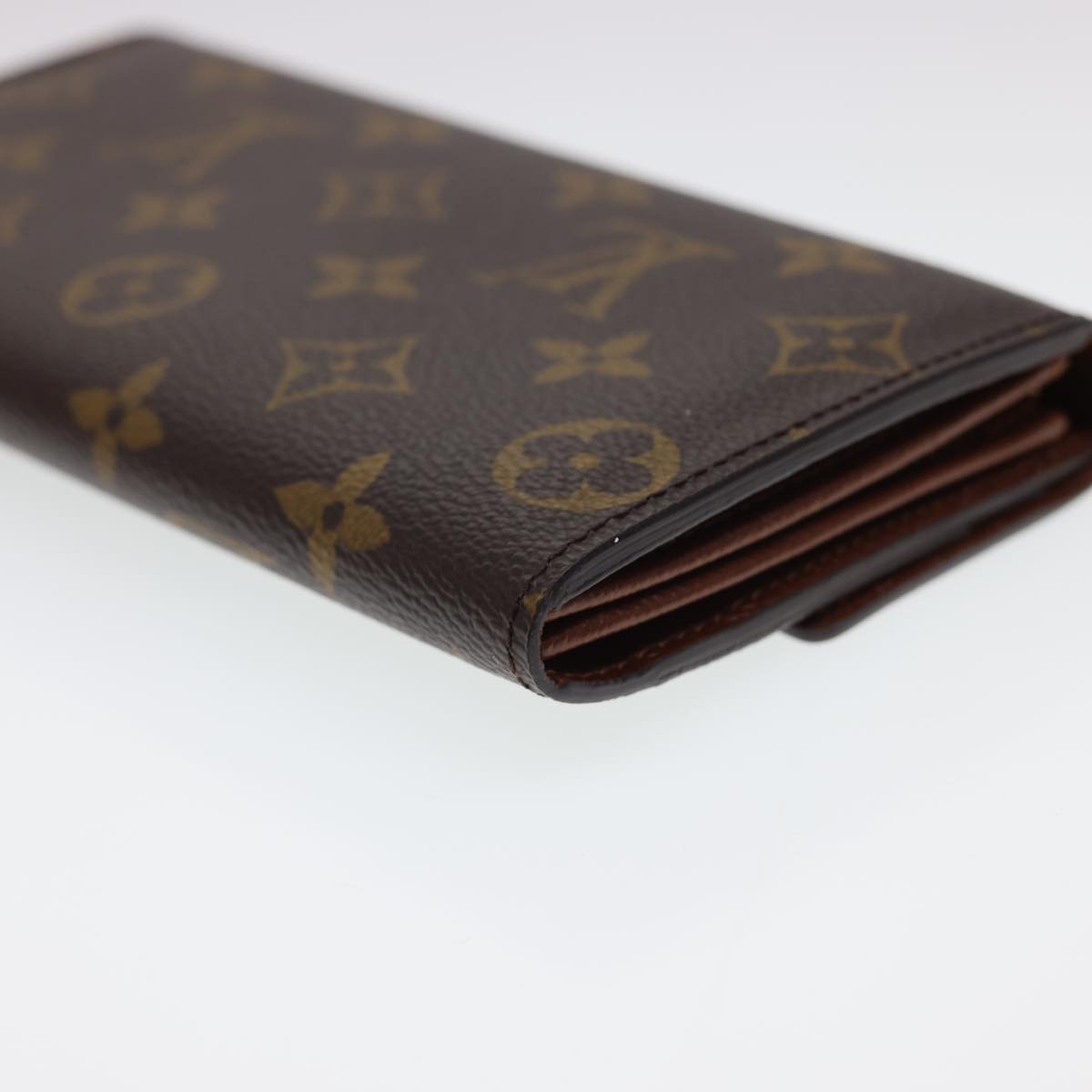 LOUIS VUITTON Monogram Portefeiulle Sarah Long Wallet M66556 LV Auth yk6395