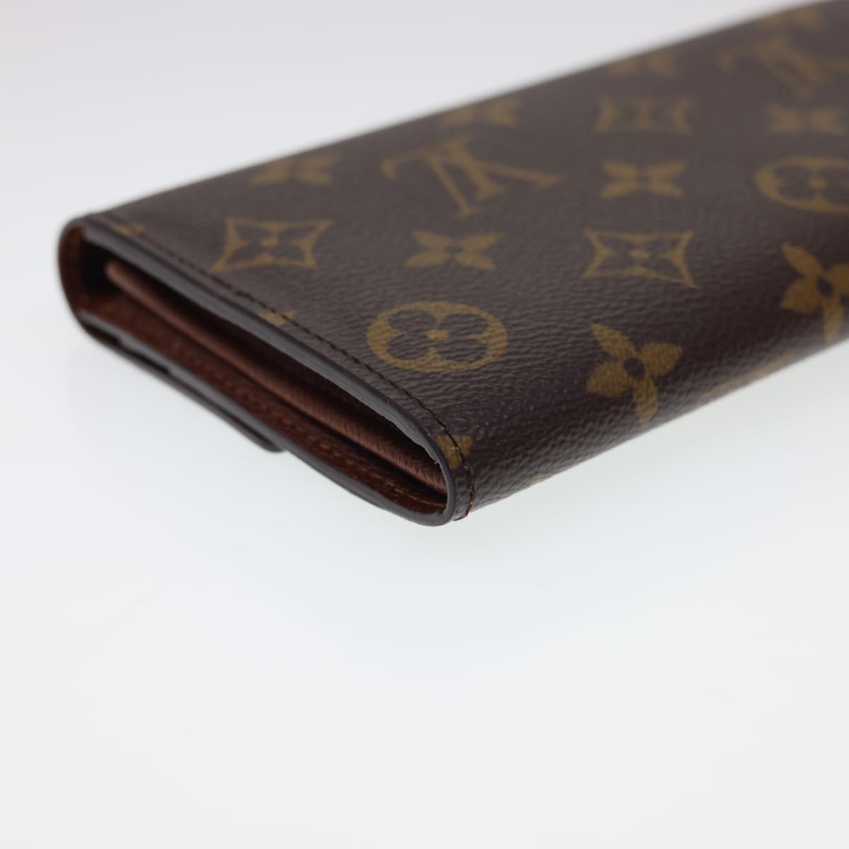 LOUIS VUITTON Monogram Portefeiulle Sarah Long Wallet M66556 LV Auth yk6395