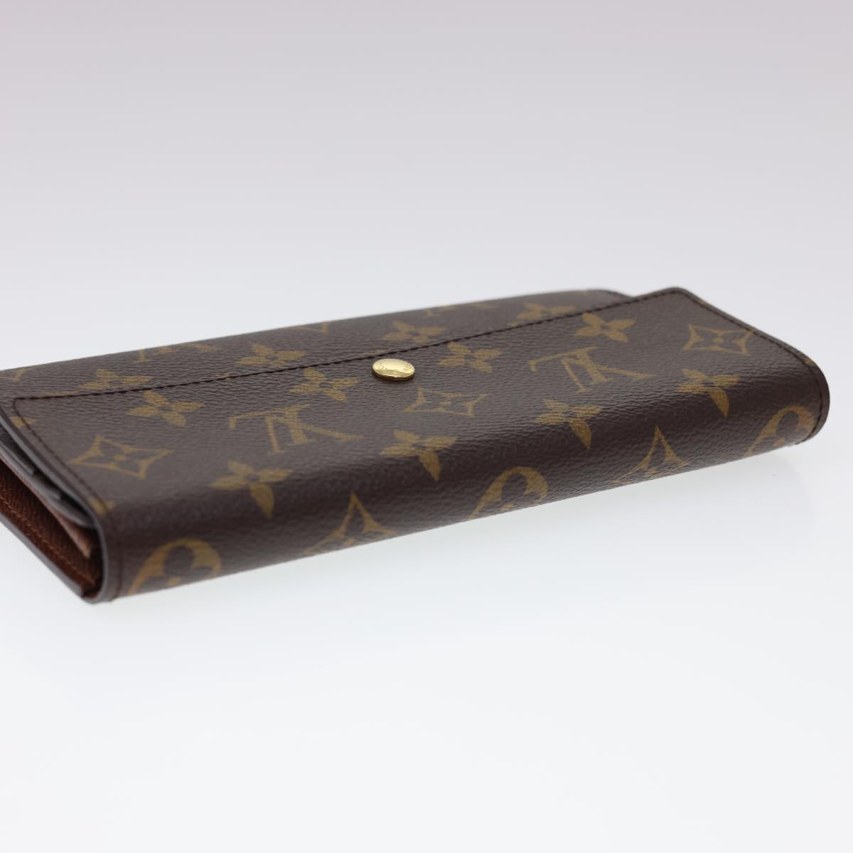 LOUIS VUITTON Monogram Portefeiulle Sarah Long Wallet M66556 LV Auth yk6395