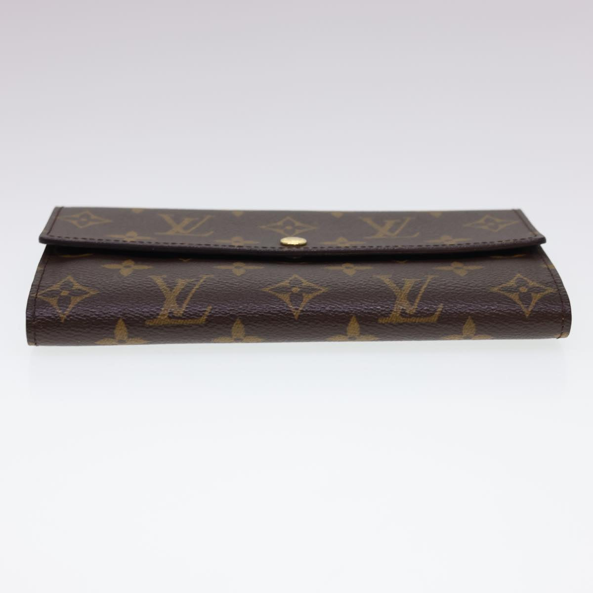 LOUIS VUITTON Monogram Portefeiulle Sarah Long Wallet M66556 LV Auth yk6395