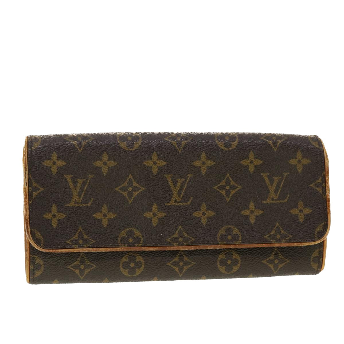 LOUIS VUITTON Monogram Pochette Twin GM Shoulder Bag M51852 LV Auth yk6400