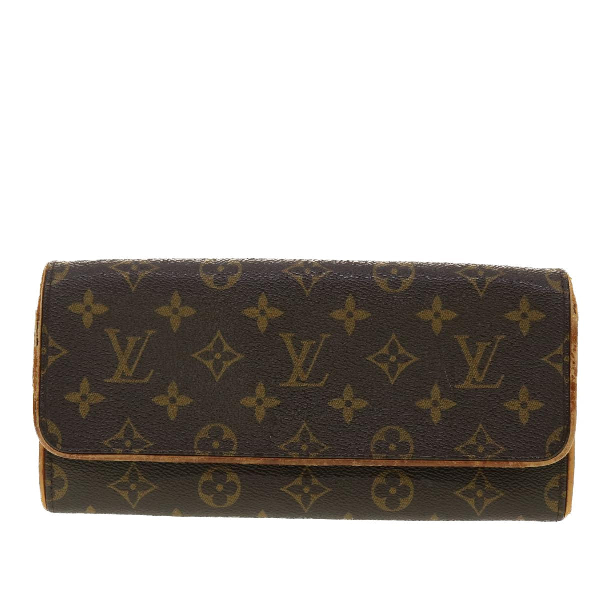 LOUIS VUITTON Monogram Pochette Twin GM Shoulder Bag M51852 LV Auth yk6400