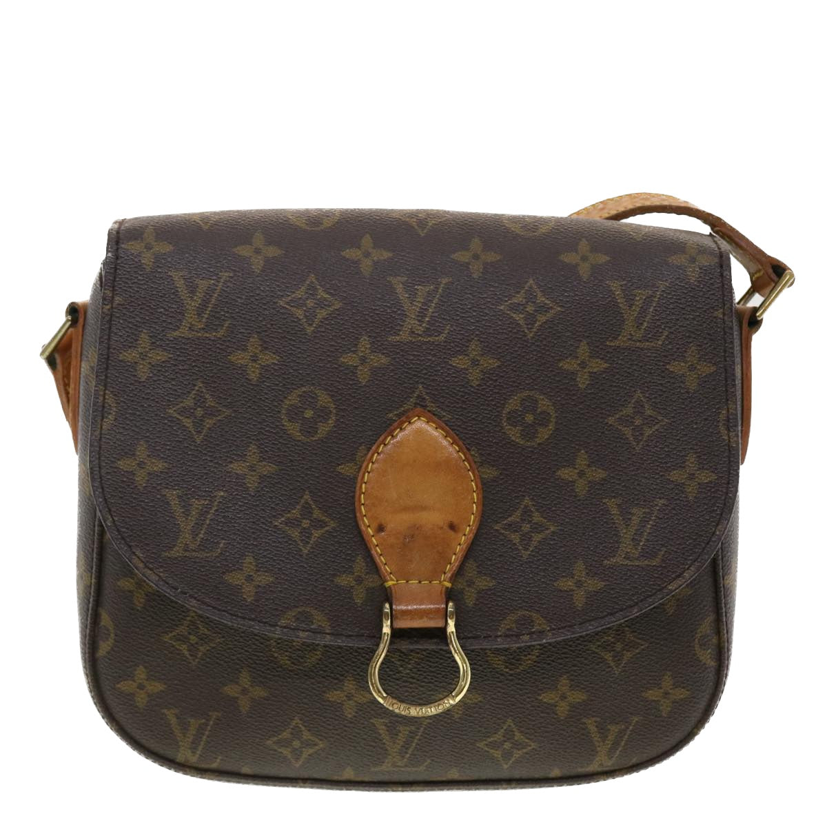 LOUIS VUITTON Monogram Saint Cloud GM Shoulder Bag M51242 LV Auth yk6424