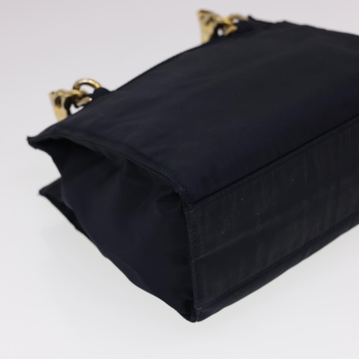 PRADA Hand Bag Nylon Navy Auth yk6431