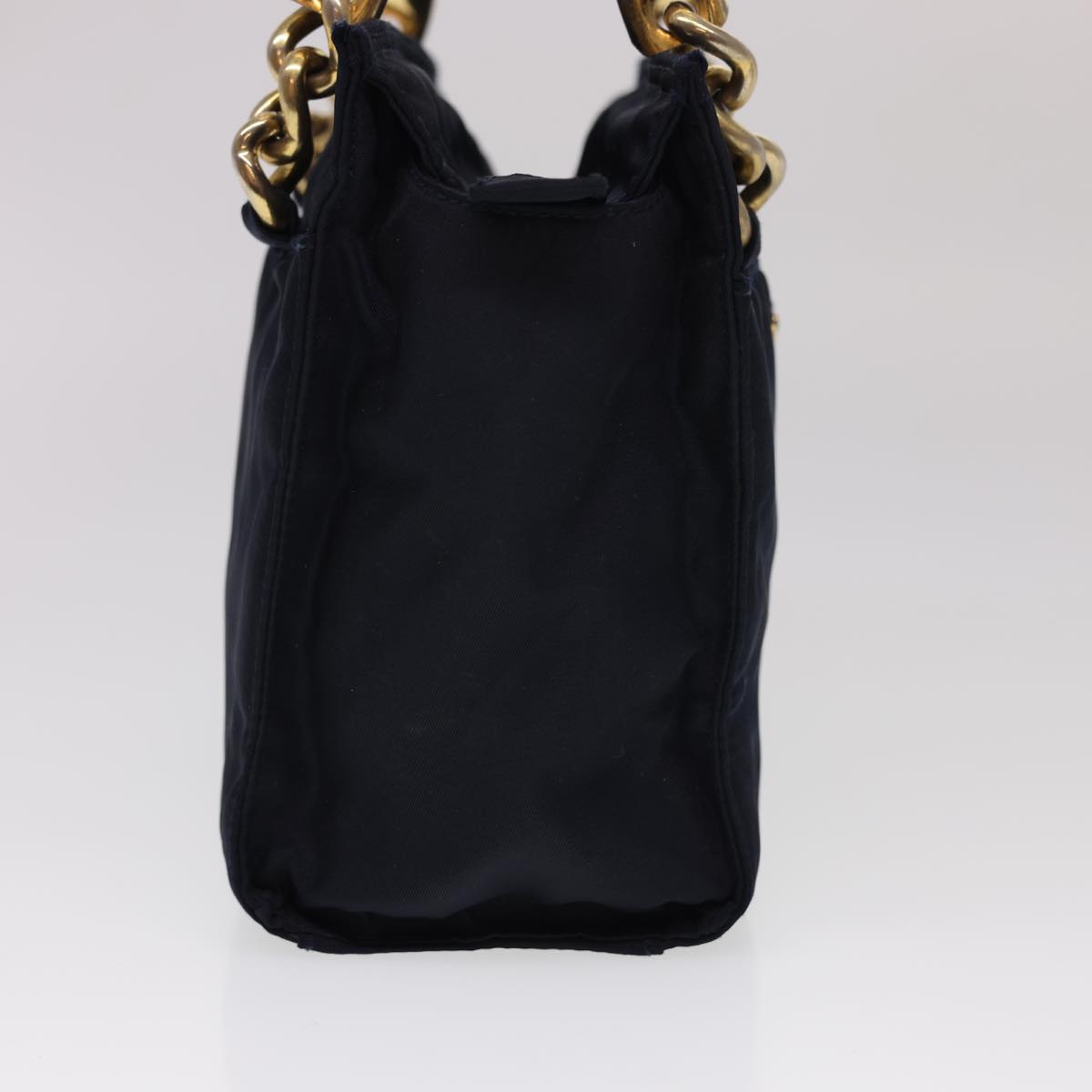 PRADA Hand Bag Nylon Navy Auth yk6431