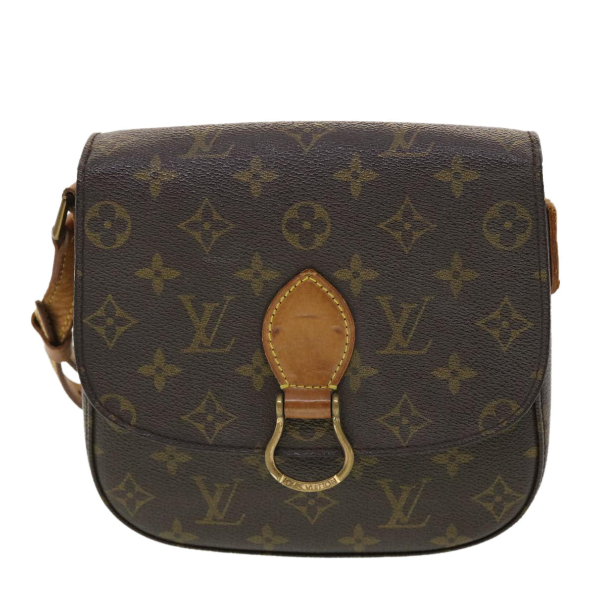 LOUIS VUITTON Monogram Saint Cloud MM Shoulder Bag M51243 LV Auth yk6442