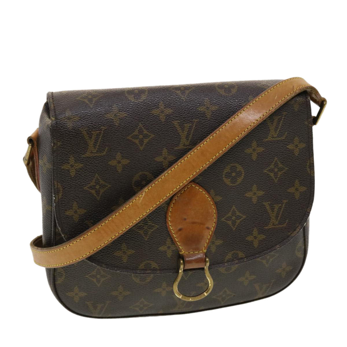 LOUIS VUITTON Monogram Saint Cloud GM Shoulder Bag M51242 LV Auth yk6448