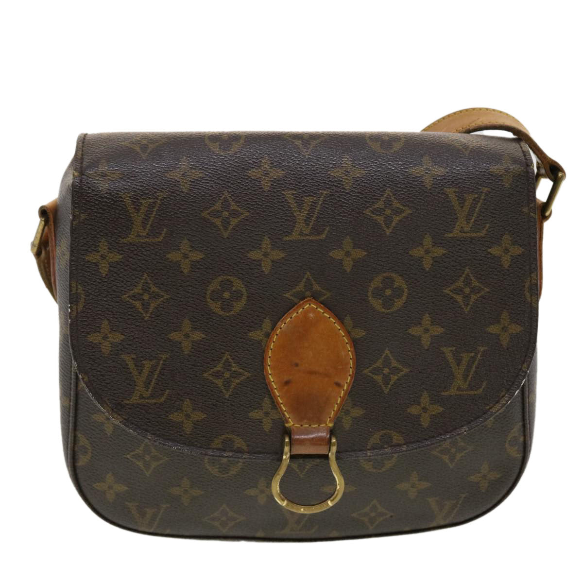 LOUIS VUITTON Monogram Saint Cloud GM Shoulder Bag M51242 LV Auth yk6448